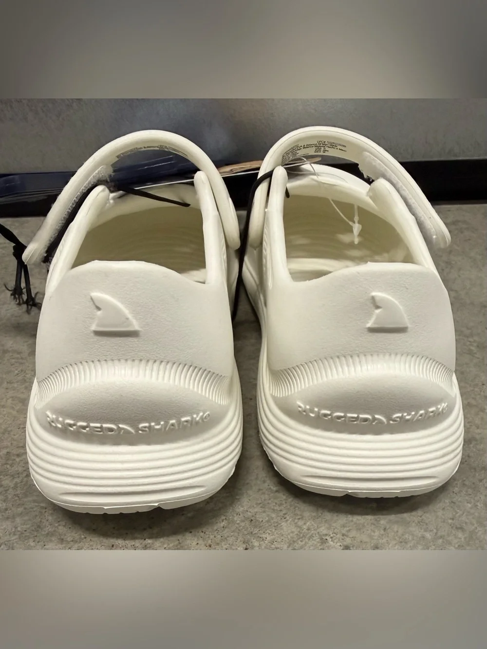 Toddler Girls’ Rugged Shark Cream Mary Jane Water Shoes Size 11 EVA NWT